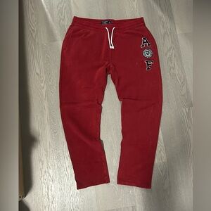 Abercrombie & Fitch Red sweatpant